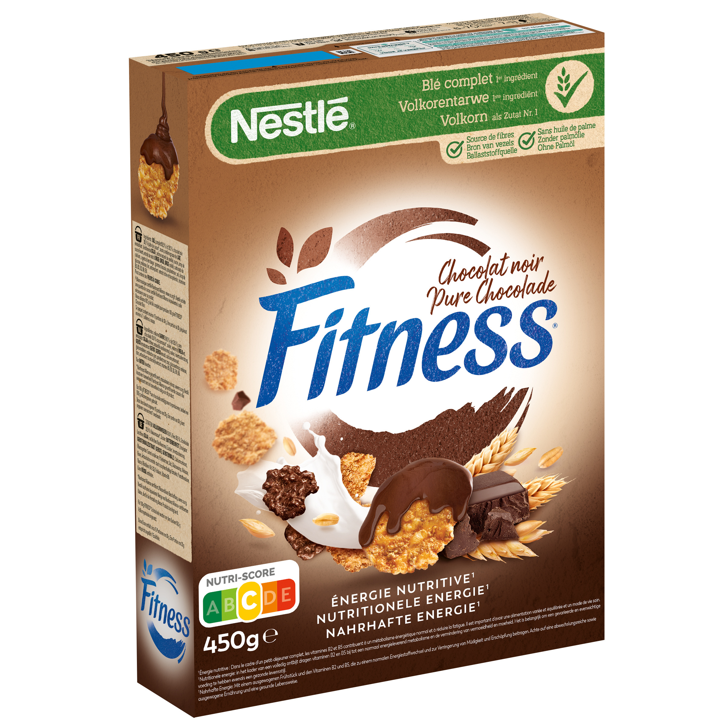 NESTLE FITNESS Chocolat Noir Céréales 450g