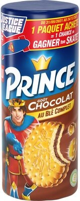 Prince Chocolat biscuits au blé complet